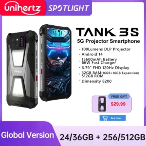 3s 8849 powered smartphone with projector